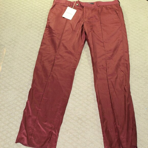 NWT Authentic Valentino Spa Women's Size US 14 Straight Leg 5-Pocket Pintucked - Picture 1 of 12